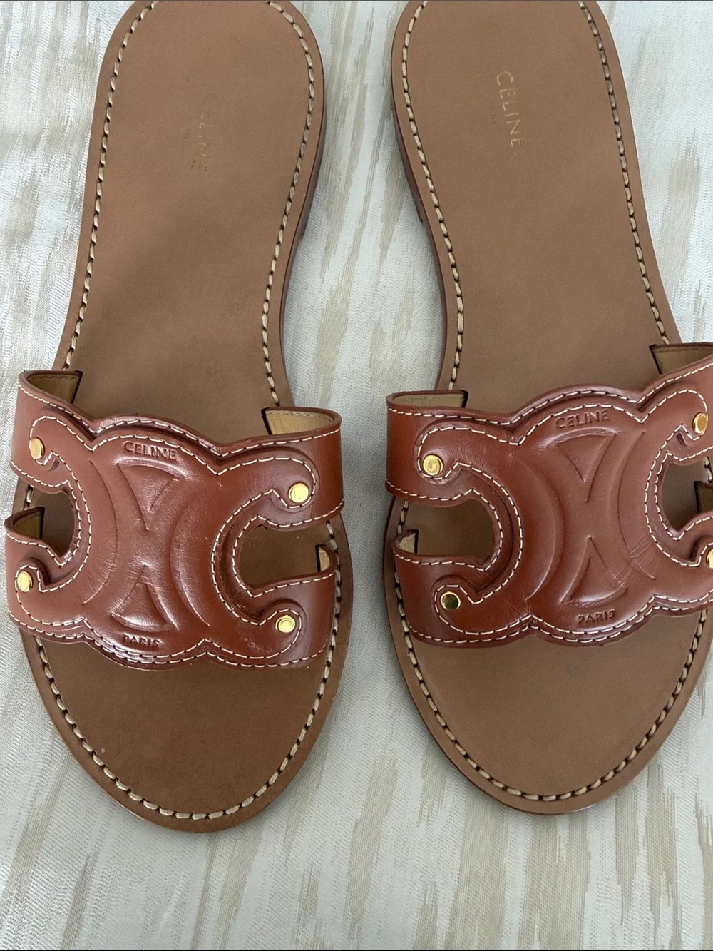 Celine leather slide